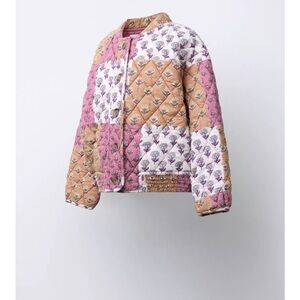 Patchwork bomber jacket Zara